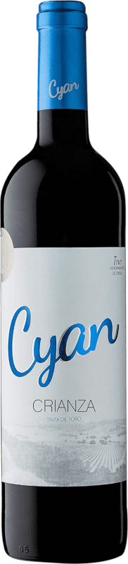 13,95 € | Красное вино Cyan старения D.O. Toro Кастилия-Леон Испания Tinta de Toro 75 cl