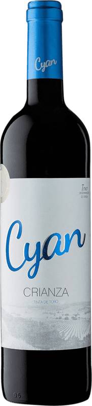 17,95 € Free Shipping | Red Wine Cyan Crianza — Aged D.O. Toro