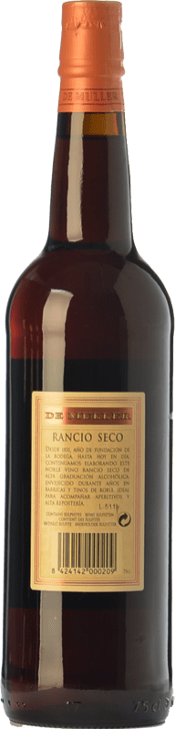7,95 € Free Shipping | Fortified wine De Muller Rancio Seco D.O.Ca. Priorat Catalonia Spain Grenache, Carignan Bottle 75 cl