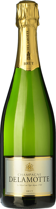 Free Shipping | White sparkling Delamotte Brut Reserve A.O.C. Champagne Champagne France Pinot Black, Chardonnay, Pinot Meunier 75 cl