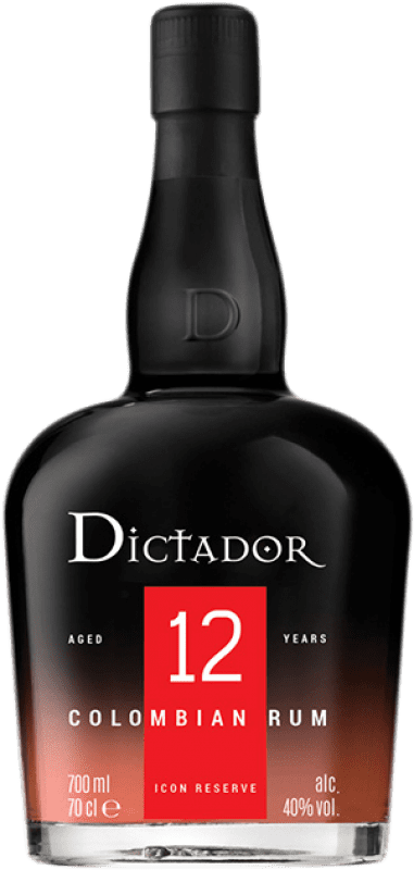 Free Shipping | Rum Dictador Colombia 12 Years 70 cl