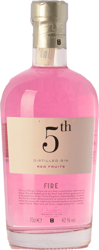 Envoi gratuit | Gin Destil·leries del Maresme Gin 5th Fire Red Fruits Espagne 70 cl