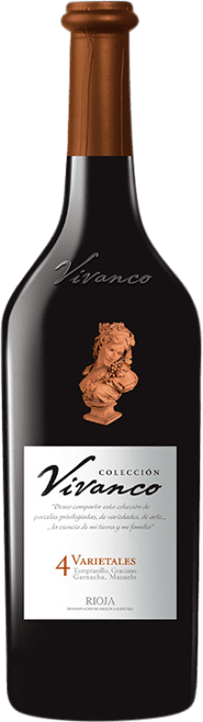 31,95 € | Красное вино Vivanco Colección 4 Varietales старения D.O.Ca. Rioja Ла-Риоха Испания Tempranillo, Grenache, Graciano, Mazuelo 75 cl