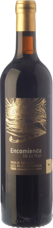 红酒 Divina Proporción Encomienda de la Vega 年轻的 2015 D.O. Toro 卡斯蒂利亚莱昂 西班牙 Tinta de Toro 瓶子 75 cl