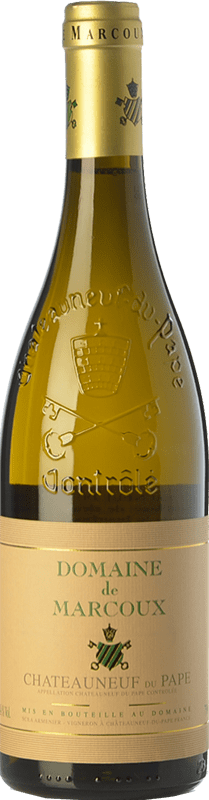 63,95 € Envio grátis | Vinho branco Marcoux Blanc Crianza A.O.C. Châteauneuf-du-Pape