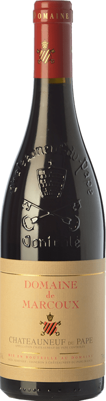 57,95 € | Red wine Marcoux Aged A.O.C. Châteauneuf-du-Pape Rhône France Syrah, Grenache, Mourvèdre, Cinsault Bottle 75 cl