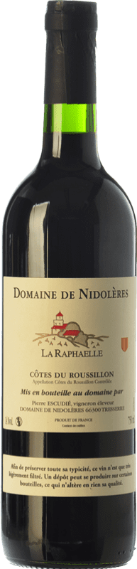 12,95 € | Vino tinto Nidolères La Raphaëlle Joven A.O.C. Côtes du Roussillon Languedoc-Roussillon Francia Monastrell 75 cl