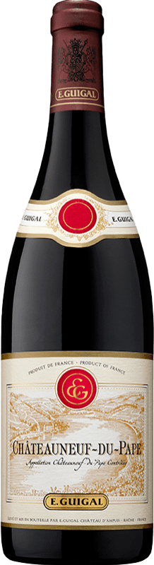 62,95 € 免费送货 | 红酒 E. Guigal Rouge 预订 A.O.C. Châteauneuf-du-Pape