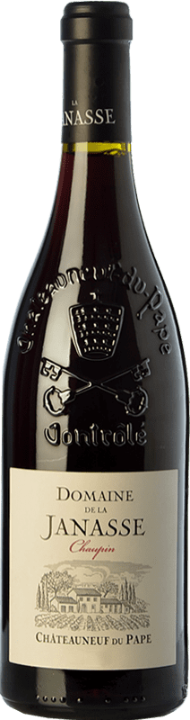 96,95 € Free Shipping | Red wine Domaine La Janasse Chaupin Crianza A.O.C. Châteauneuf-du-Pape Rhône France Grenache Bottle 75 cl