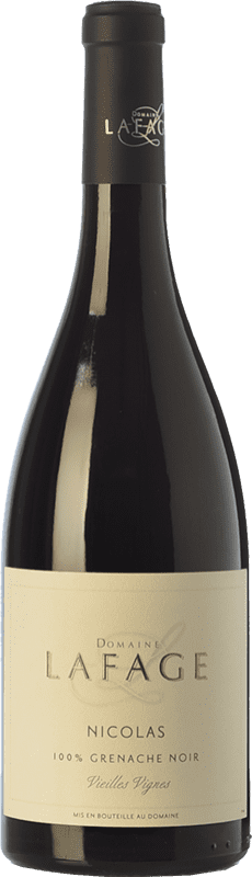 Envio grátis | Vinho tinto Domaine Lafage Nicolas Jovem I.G.P. Vin de Pays Côtes Catalanes Languedoque-Rossilhão França Grenache 75 cl