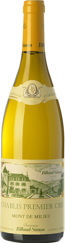 Envío gratis | Vino blanco Samuel Billaud Mont de Milieu A.O.C. Chablis Borgoña Francia Chardonnay 75 cl