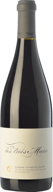 Spedizione Gratuita | Vino rosso Thunevin-Calvet Les Trois Marie Crianza A.O.C. Côtes du Roussillon Villages Linguadoca-Rossiglione Francia Grenache 75 cl