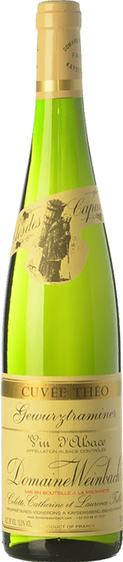 Free Shipping | White wine Domaine Weinbach Cuvée Théo Aged A.O.C. Alsace Alsace France Gewürztraminer 75 cl