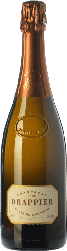 49,95 € Envoi gratuit | Vin Mousseux Blanc Drappier Exception Brut Millésimé A.O.C. Champagne