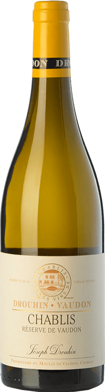 Envio grátis | Vinho branco Joseph Drouhin Réserve de Vaudon Reserva A.O.C. Chablis Borgonha França Chardonnay 75 cl