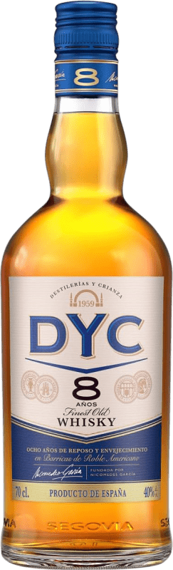 送料無料 | ウイスキーブレンド DYC スペイン 8 年 70 cl