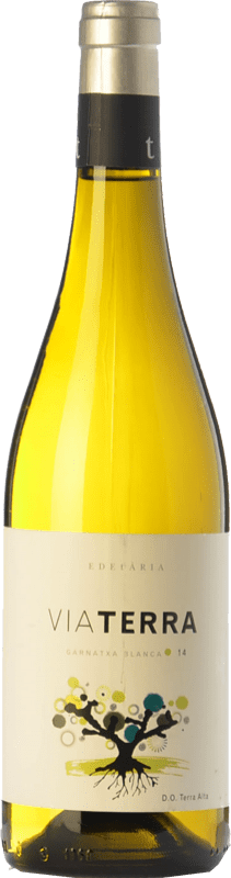 Бесплатная доставка | Белое вино Edetària Via Terra Blanc D.O. Terra Alta Каталония Испания Grenache White 75 cl