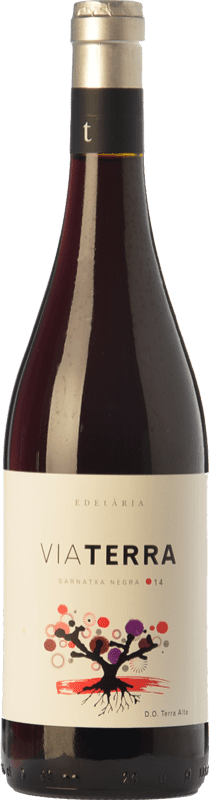 10,95 € | Red wine Edetària Via Terra Negre Joven D.O. Terra Alta Catalonia Spain Grenache Bottle 75 cl