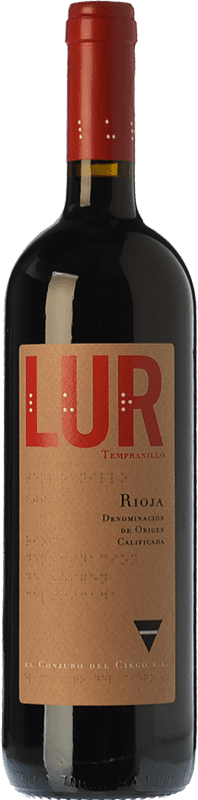 14,95 € 免费送货 | 红酒 Conjuro del Ciego Lur 预订 D.O.Ca. Rioja