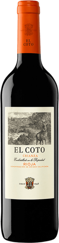 9,95 € Envio grátis | Vinho Tinto Coto de Rioja Crianza D.O.Ca. Rioja