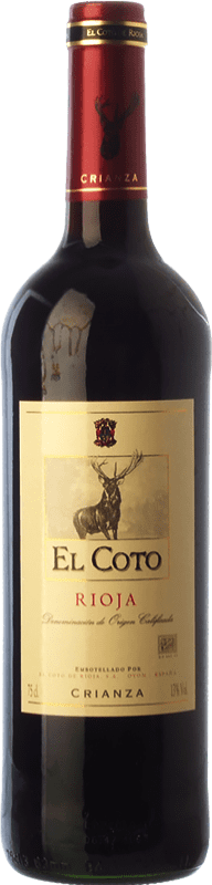 22,95 € | Vin rouge Coto de Rioja Crianza D.O.Ca. Rioja La Rioja Espagne Tempranillo Bouteille Magnum 1,5 L
