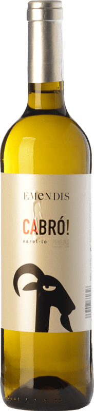 4,95 € Free Shipping | White wine Emendis Cabró Blanc Joven D.O. Penedès Catalonia Spain Xarel·lo Bottle 75 cl