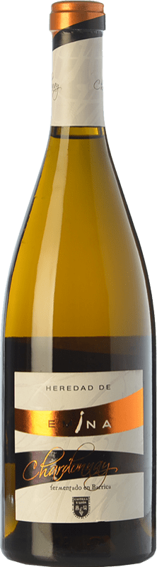 13,95 € Free Shipping | White wine Emina Heredad Barrica Crianza I.G.P. Vino de la Tierra de Castilla y León Castilla y León Spain Chardonnay Bottle 75 cl