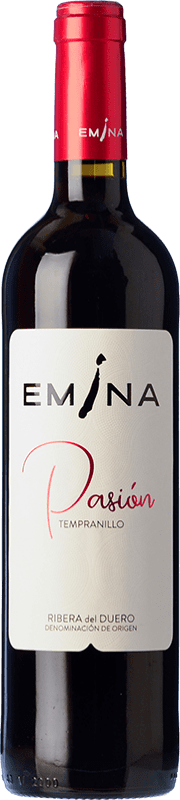11,95 € | 红酒 Emina Pasión 橡木 D.O. Ribera del Duero 卡斯蒂利亚莱昂 西班牙 Tempranillo 75 cl