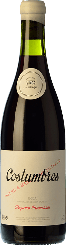 14,95 € | Red wine En Voz Baja Costumbres Aged D.O.Ca. Rioja The Rioja Spain Grenache 75 cl