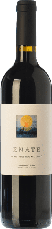 29,95 € Free Shipping | Red wine Enate Varietales Crianza D.O. Somontano Aragon Spain Tempranillo, Merlot, Cabernet Sauvignon Bottle 75 cl