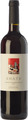 免费送货 | 红酒 Enate Cabernet Sauvignon-Merlot 年轻的 D.O. Somontano 阿拉贡 西班牙 Merlot, Cabernet Sauvignon 75 cl