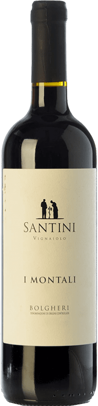 19,95 € | Red wine Enrico Santini I Montali D.O.C. Bolgheri Tuscany Italy Merlot, Syrah, Cabernet Sauvignon, Sangiovese Bottle 75 cl