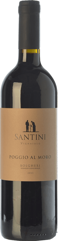 19,95 € | Красное вино Enrico Santini Poggio al Moro D.O.C. Bolgheri Тоскана Италия Merlot, Syrah, Cabernet Sauvignon, Sangiovese 75 cl
