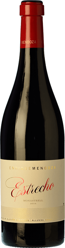 23,95 € Free Shipping | Red wine Enrique Mendoza Estrecho Crianza D.O. Alicante Valencian Community Spain Monastrell Bottle 75 cl