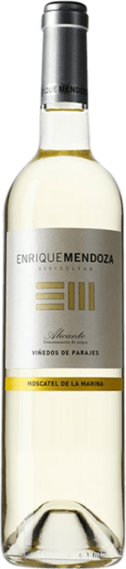 8,95 € Free Shipping | Sweet wine Enrique Mendoza Moscatel La Marina D.O. Alicante Valencian Community Spain Muscat of Alexandria Bottle 75 cl