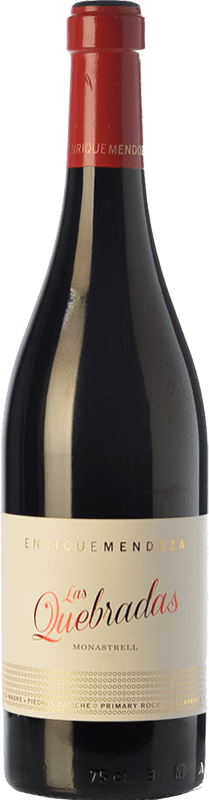 24,95 € | Red wine Enrique Mendoza Las Quebradas Crianza D.O. Alicante Valencian Community Spain Monastrell Bottle 75 cl