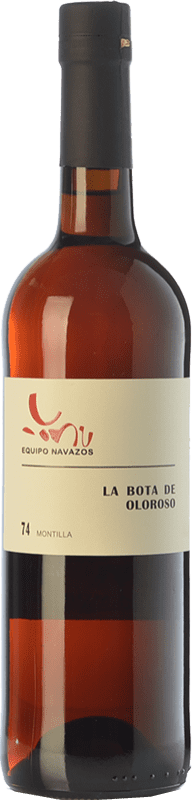 免费送货 | 强化酒 Equipo Navazos La Bota Nº 74 Oloroso D.O. Montilla-Moriles 安达卢西亚 西班牙 Pedro Ximénez 75 cl