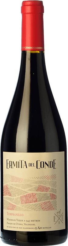 18,95 € | Red wine Ermita del Conde Aged I.G.P. Vino de la Tierra de Castilla y León Castilla y León Spain Tempranillo, Merlot 75 cl