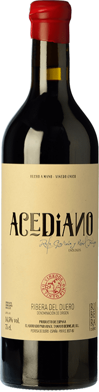 39,95 € | Red wine Erre Vinos Acediano Crianza D.O. Ribera del Duero Castilla y León Spain Tempranillo Bottle 75 cl