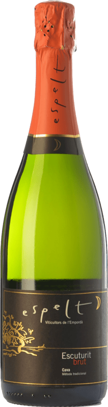 12,95 € | Blanc mousseux Espelt Escuturit Brut Réserve D.O. Cava Catalogne Espagne Macabeo, Xarel·lo, Chardonnay 75 cl