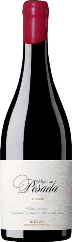 Envio grátis | Vinho tinto Estefanía Tilenus Pago de Posada Crianza D.O. Bierzo Castela e Leão Espanha Mencía 75 cl