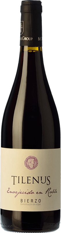 9,95 € Free Shipping | Red wine Estefanía Tilenus Roble D.O. Bierzo Castilla y León Spain Mencía Bottle 75 cl