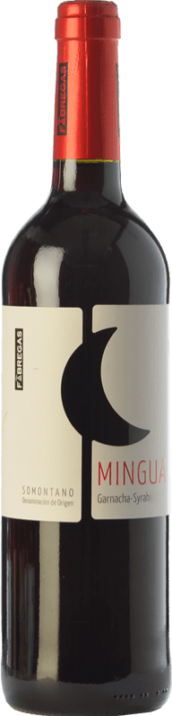 Kostenloser Versand | Rotwein Fábregas Mingua Jung D.O. Somontano Aragón Spanien Grenache, Cabernet Sauvignon 75 cl