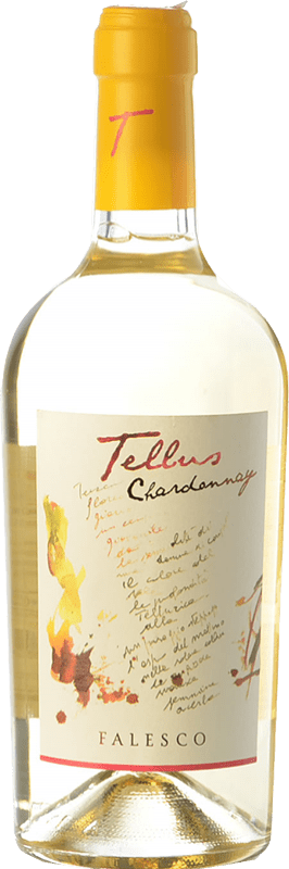 13,95 € Free Shipping | White wine Falesco Tellus I.G.T. Lazio Lazio Italy Chardonnay Bottle 75 cl