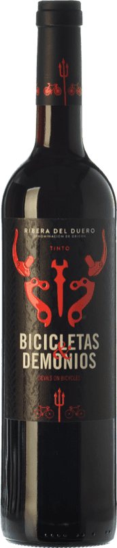 10,95 € | 红酒 Family Owned Bicicletas y Demonios 年轻的 D.O. Ribera del Duero 卡斯蒂利亚莱昂 西班牙 Tempranillo 75 cl