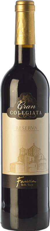 15,95 € | 红酒 Fariña Gran Colegiata 预订 D.O. Toro 卡斯蒂利亚莱昂 西班牙 Tinta de Toro 75 cl