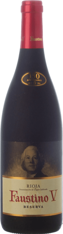 9,95 € | Vinho tinto Faustino V Reserva D.O.Ca. Rioja La Rioja Espanha Tempranillo, Mazuelo 75 cl