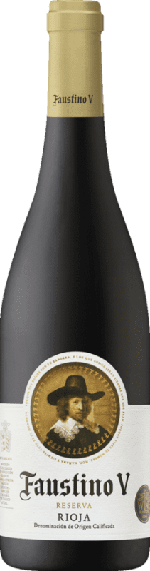 15,95 € Бесплатная доставка | Красное вино Faustino V Резерва D.O.Ca. Rioja