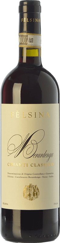 17,95 € Free Shipping | Red wine Fèlsina D.O.C.G. Chianti Classico Tuscany Italy Sangiovese Bottle 75 cl