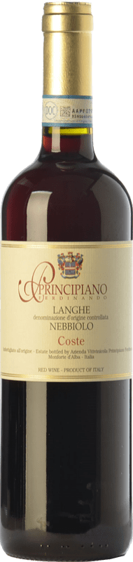 19,95 € | Red wine Ferdinando Principiano Coste D.O.C. Langhe Piemonte Italy Nebbiolo Bottle 75 cl